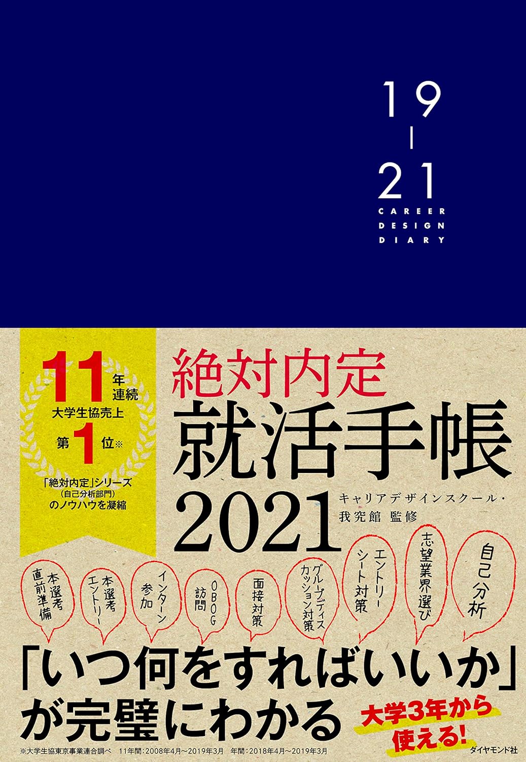 絶対内定 就活手帳2021